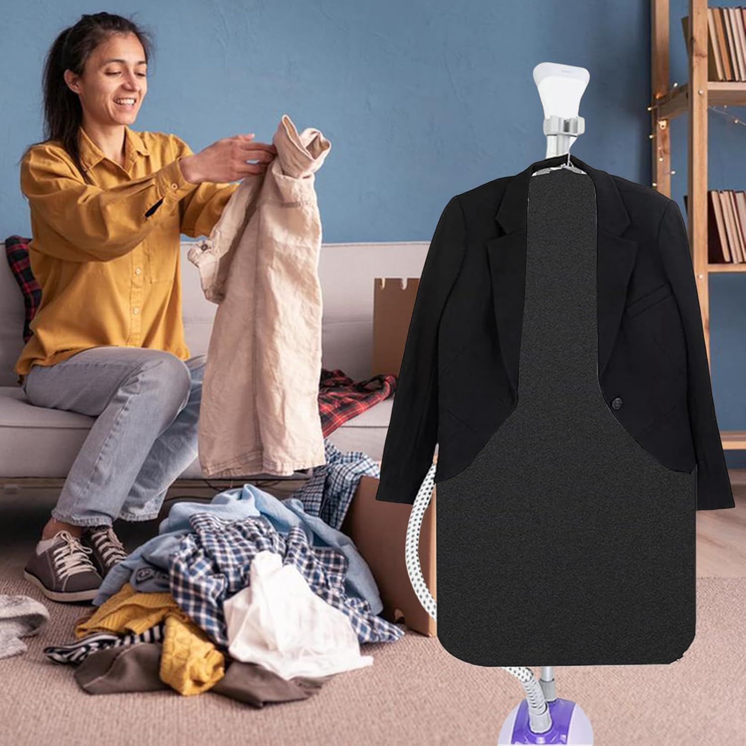 Ironing Pad Steamer Press Mat Portable Hanging Steam Board Travel