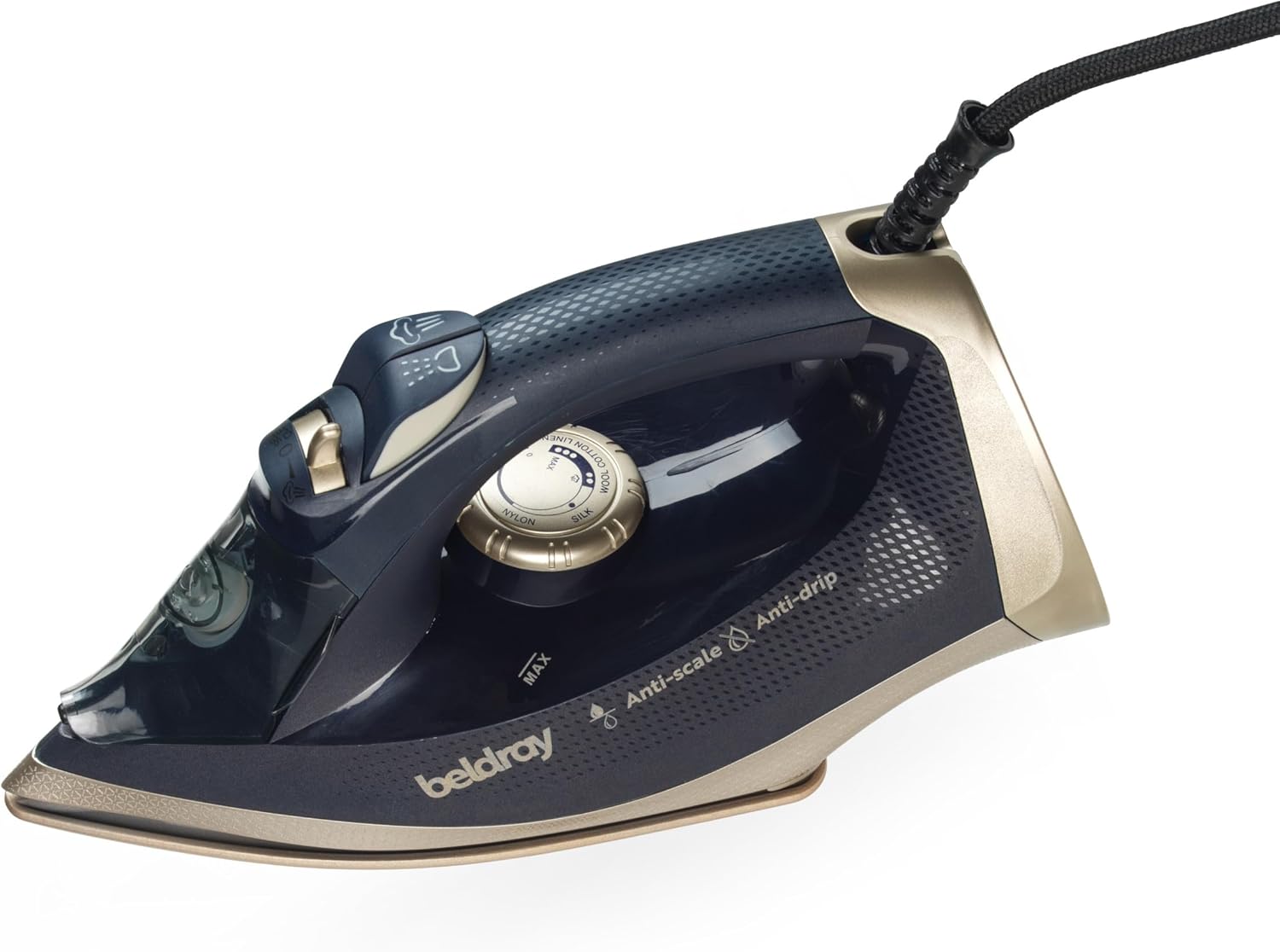2200W Steam Iron 100g Steam Boost Ceramic Soleplate 330ml Tank