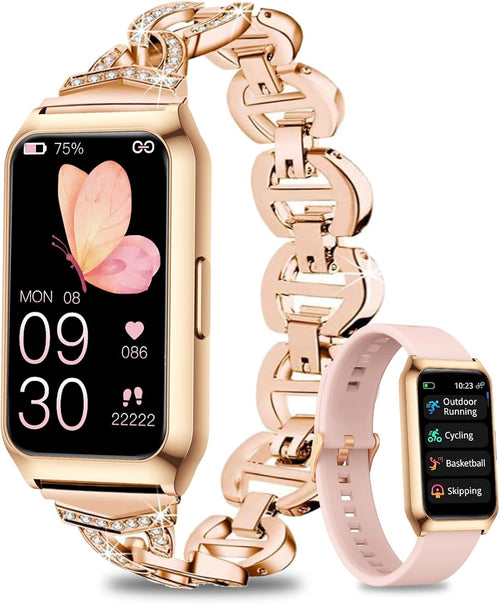 Women Fitness Tracker Watch 7 Day Battery IP68