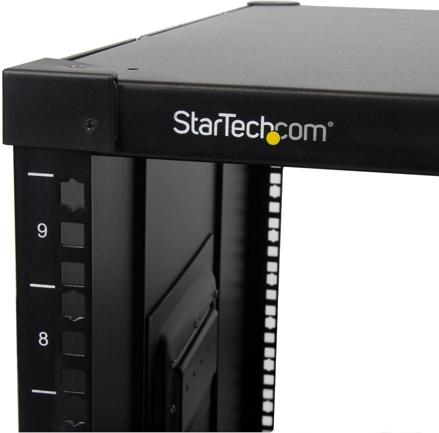 9U Mobile Open Frame Server Rack with Wheels 19 Inch
