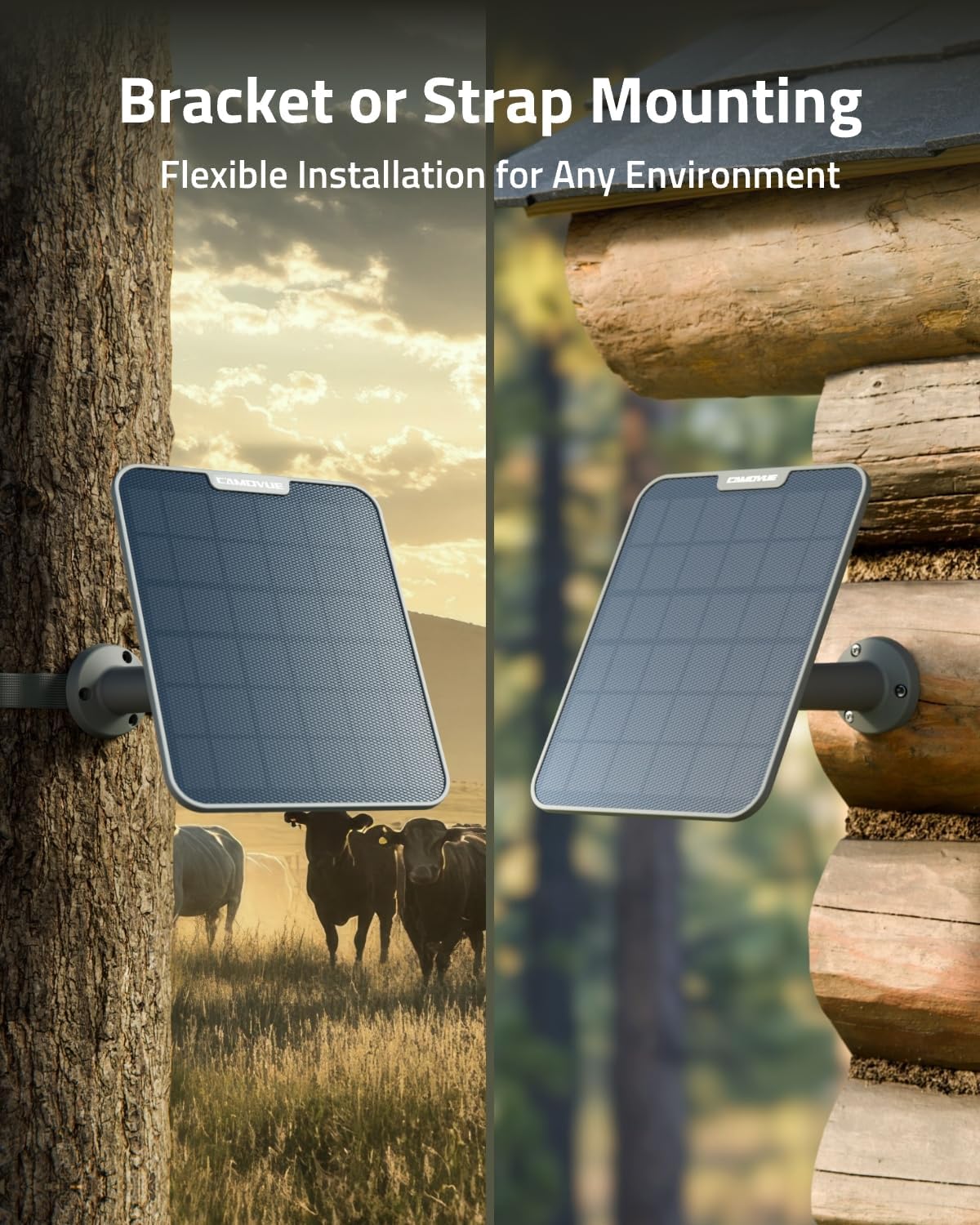 6W Solar Panel for Wildlife Trail Camera IP65 Outdoor Charger