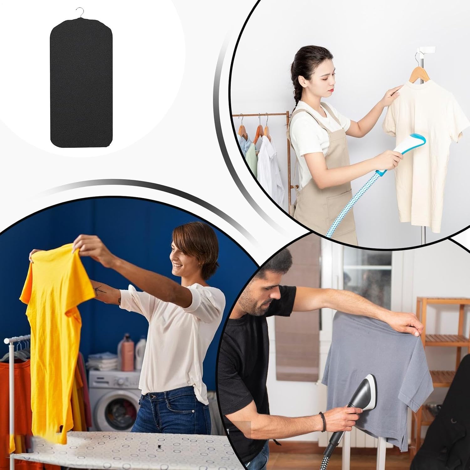 Ironing Pad Steamer Press Mat Portable Hanging Steam Board Travel