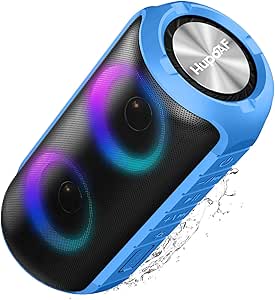 Portable Bluetooth Speaker Loud Stereo RGB Lights Waterproof