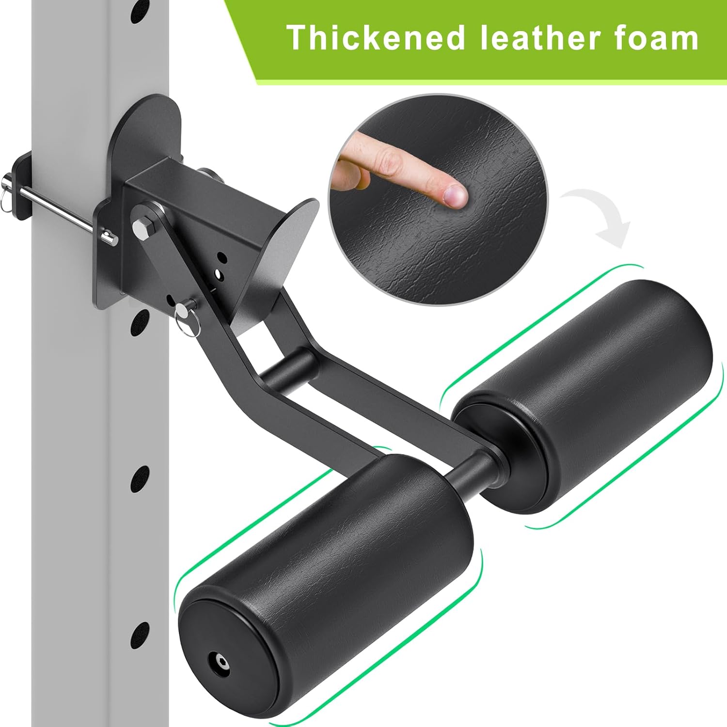 Leg Extension Attachment Power Rack Nordic Curl Sit Up Trainer