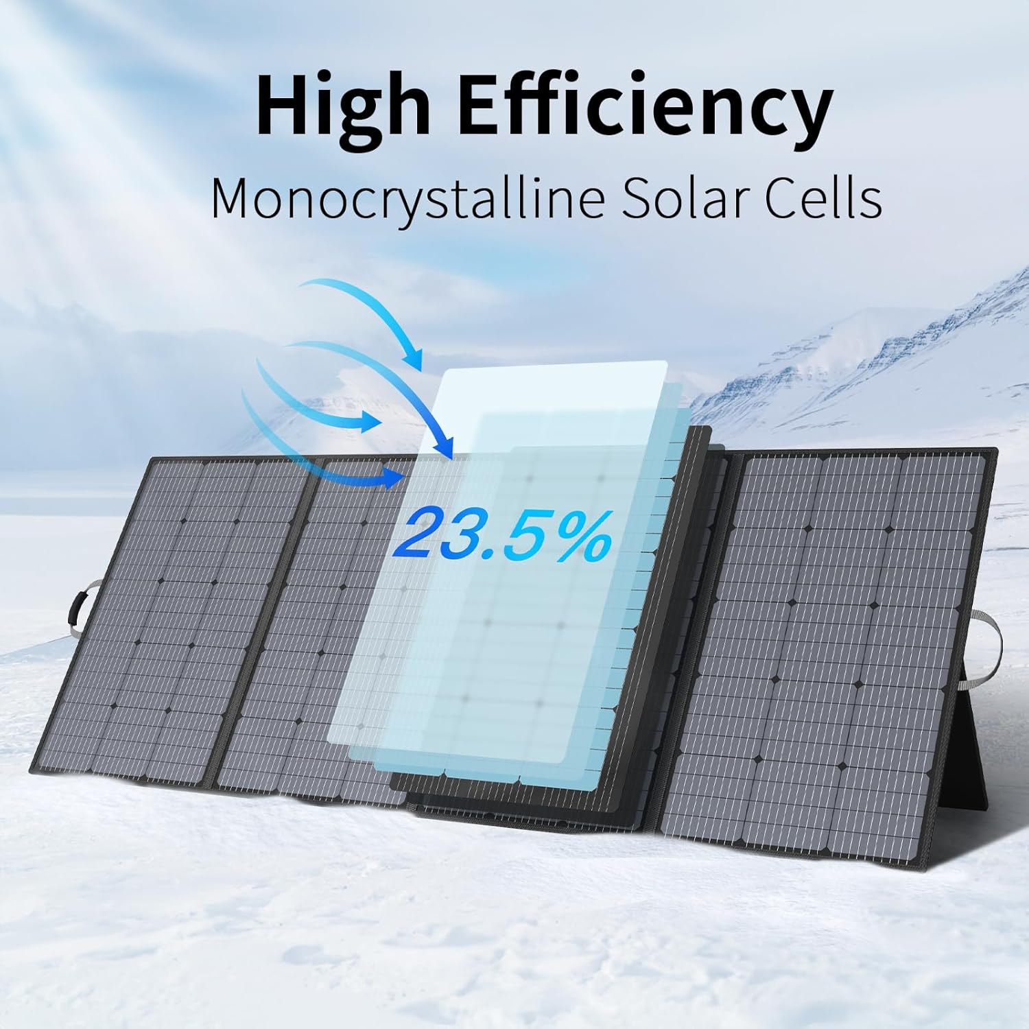 400W Portable Foldable Solar Panel IP67 Waterproof RV Camping Charger