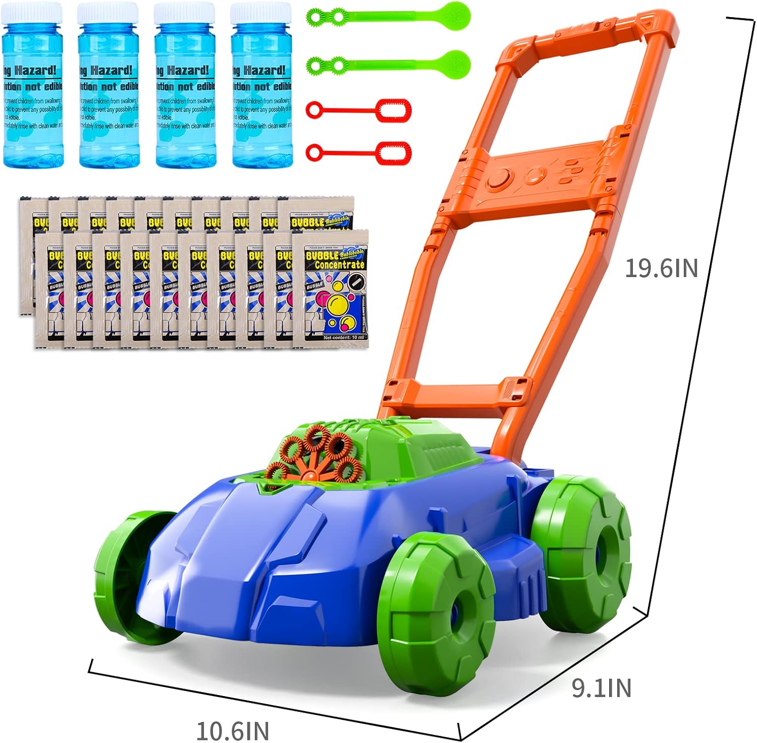 Bubble Lawn Mower 5000 Kids Push Outdoor Garden Toy