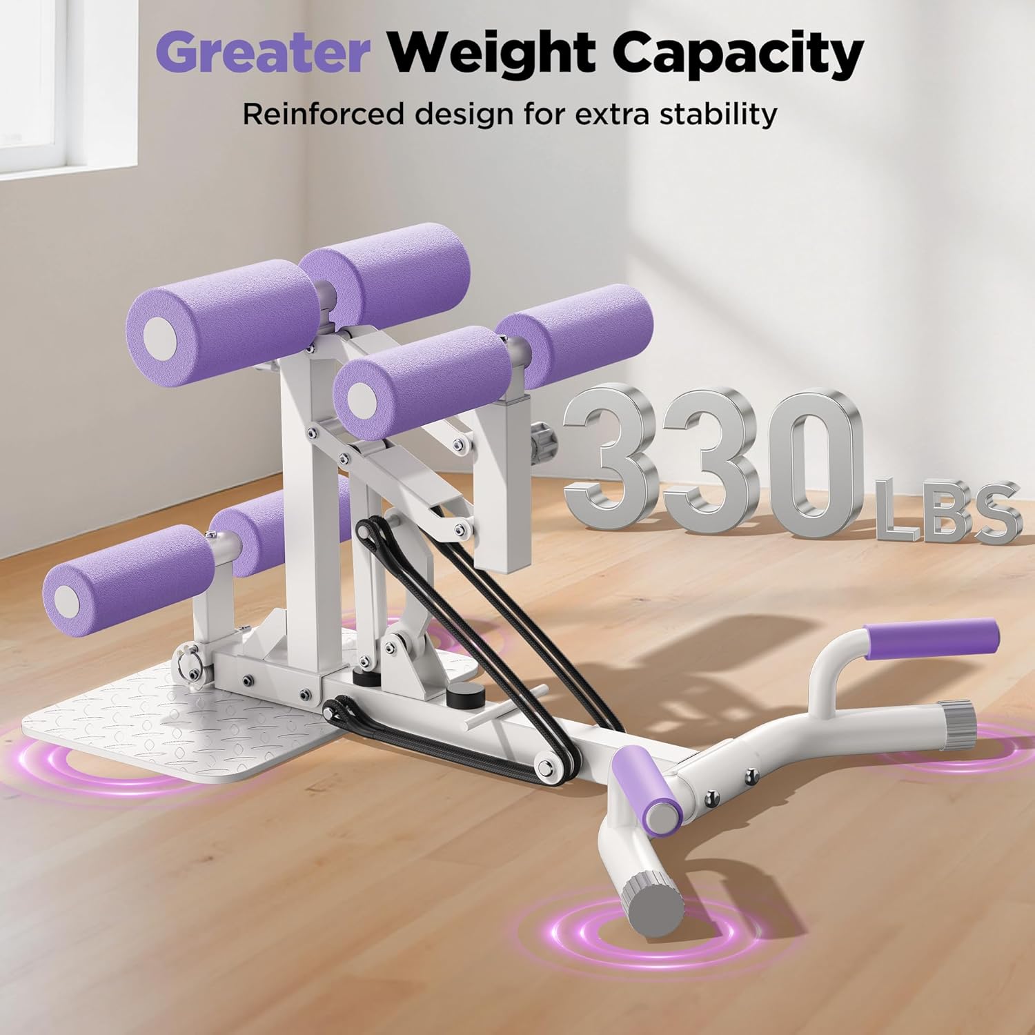 Deep Squat Machine Glute Leg Trainer Adjustable Home Gym
