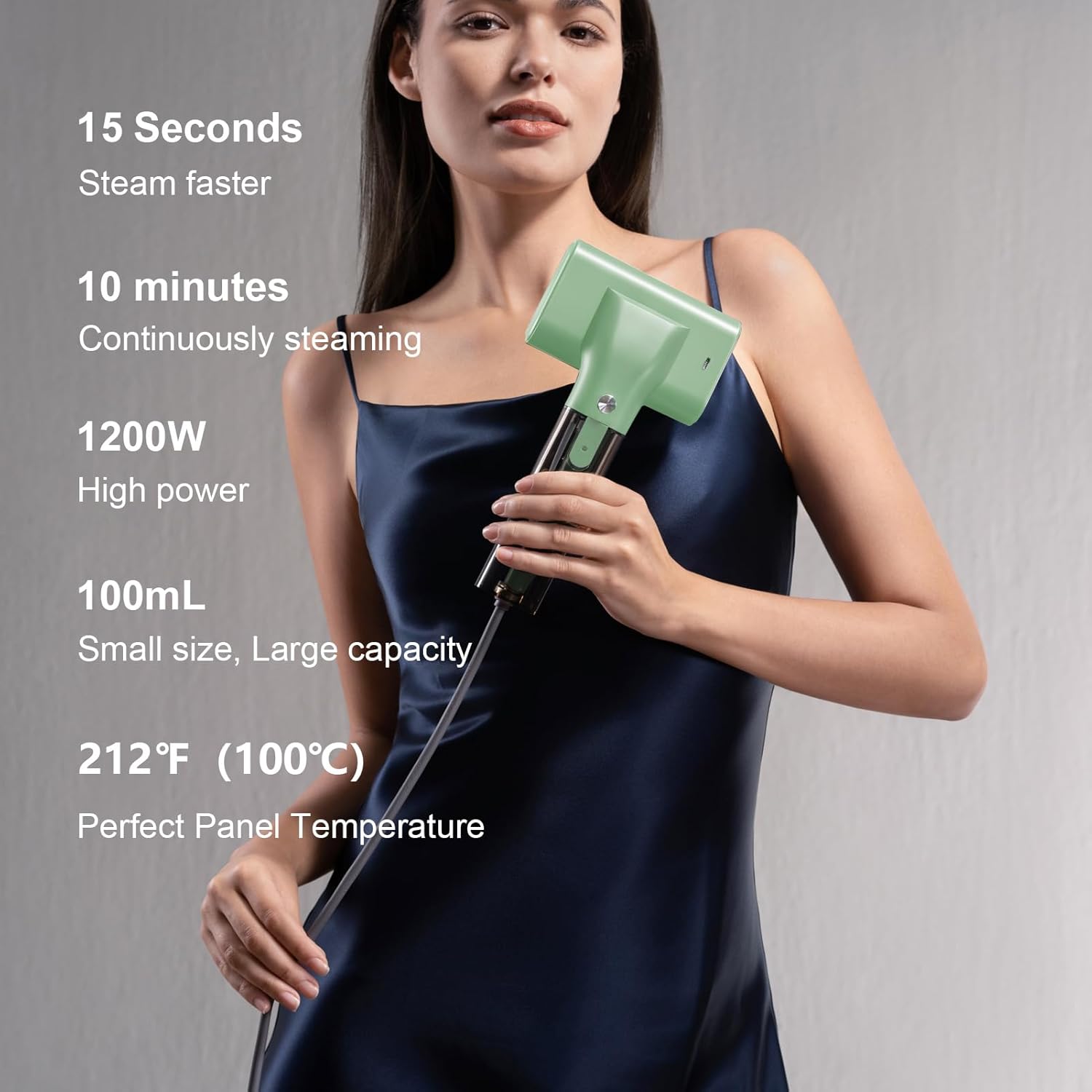 Portable Garment Steamer 1200W Global Voltage Fast Heat Travel