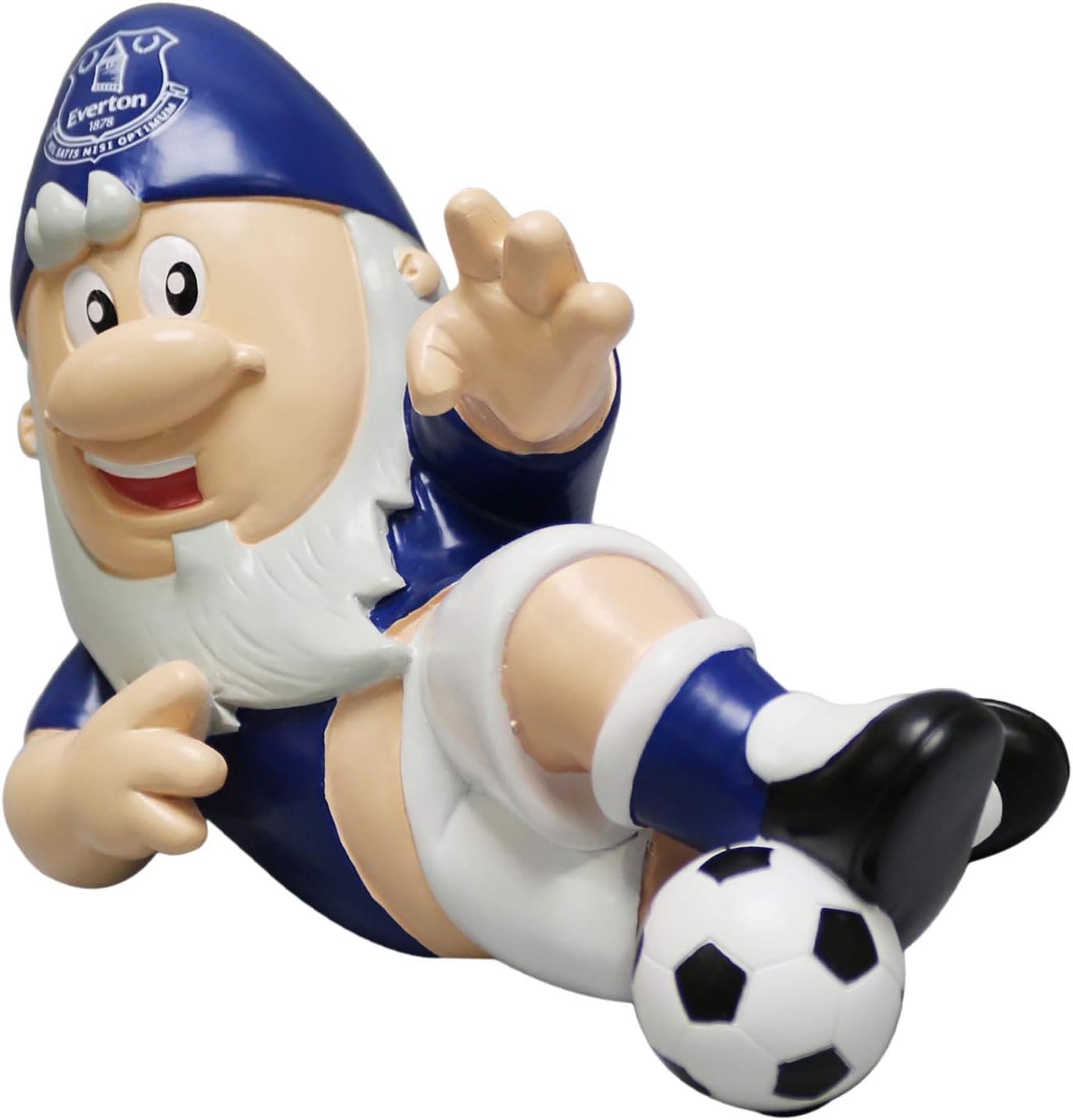 Football Gnome Garden Ornament Sliding Tackle Fan Decor
