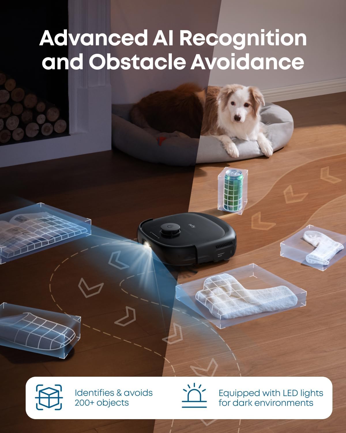 Robot Vacuum Mop 20000Pa Self Empty Auto Wash LiDAR Smart Clean