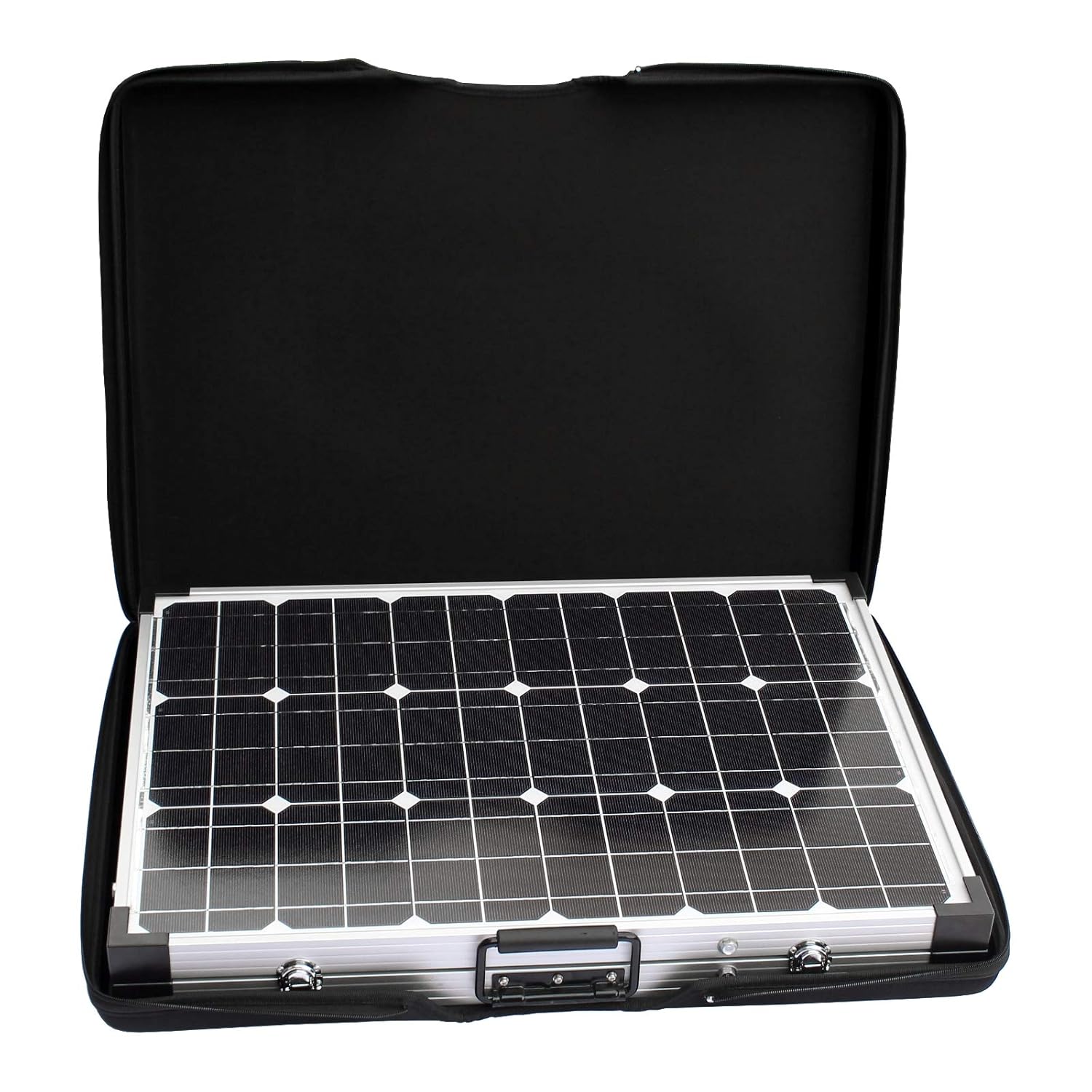 120W Foldable Solar Charging Kit 12V Waterproof Case