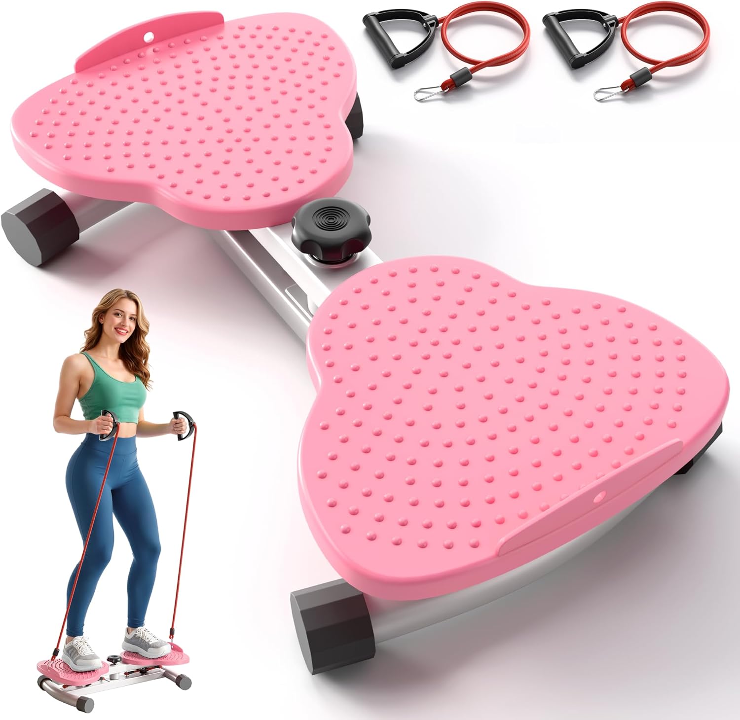 Waist Twisting Board Fitness Machine Resistance Band Core Trainer
