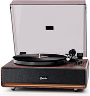 Bluetooth Vinyl Record Player Turntable with Speakers