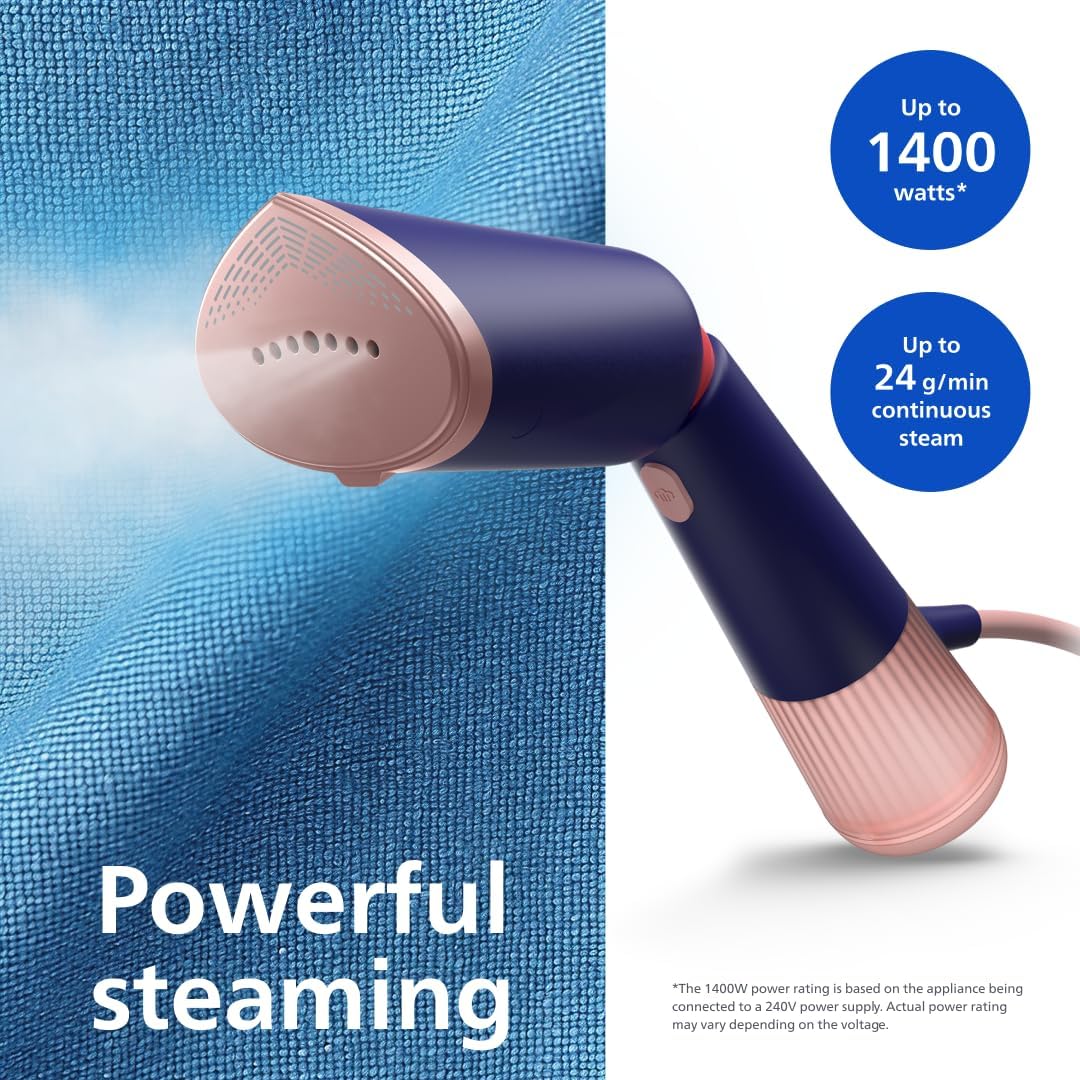 Handheld Clothes Steamer 1400W 24g Steam Dual Tank Fast Heat