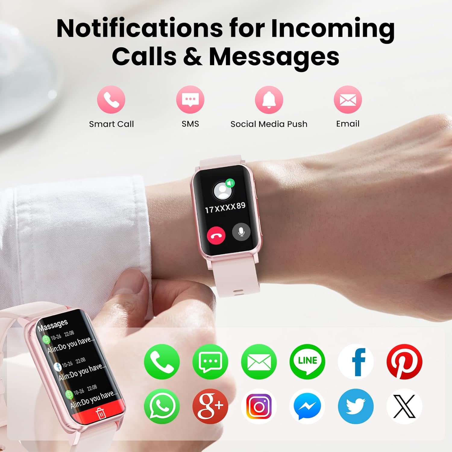 Curved Screen Smart Watch Bluetooth Call 100 Sports
