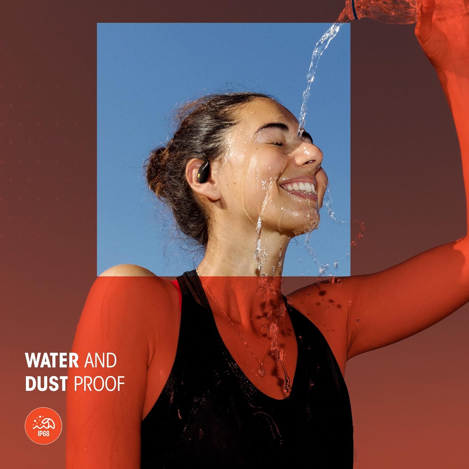 Open Ear Wireless Sport Earbuds Ear Hook IP68 Waterproof 32 Hour