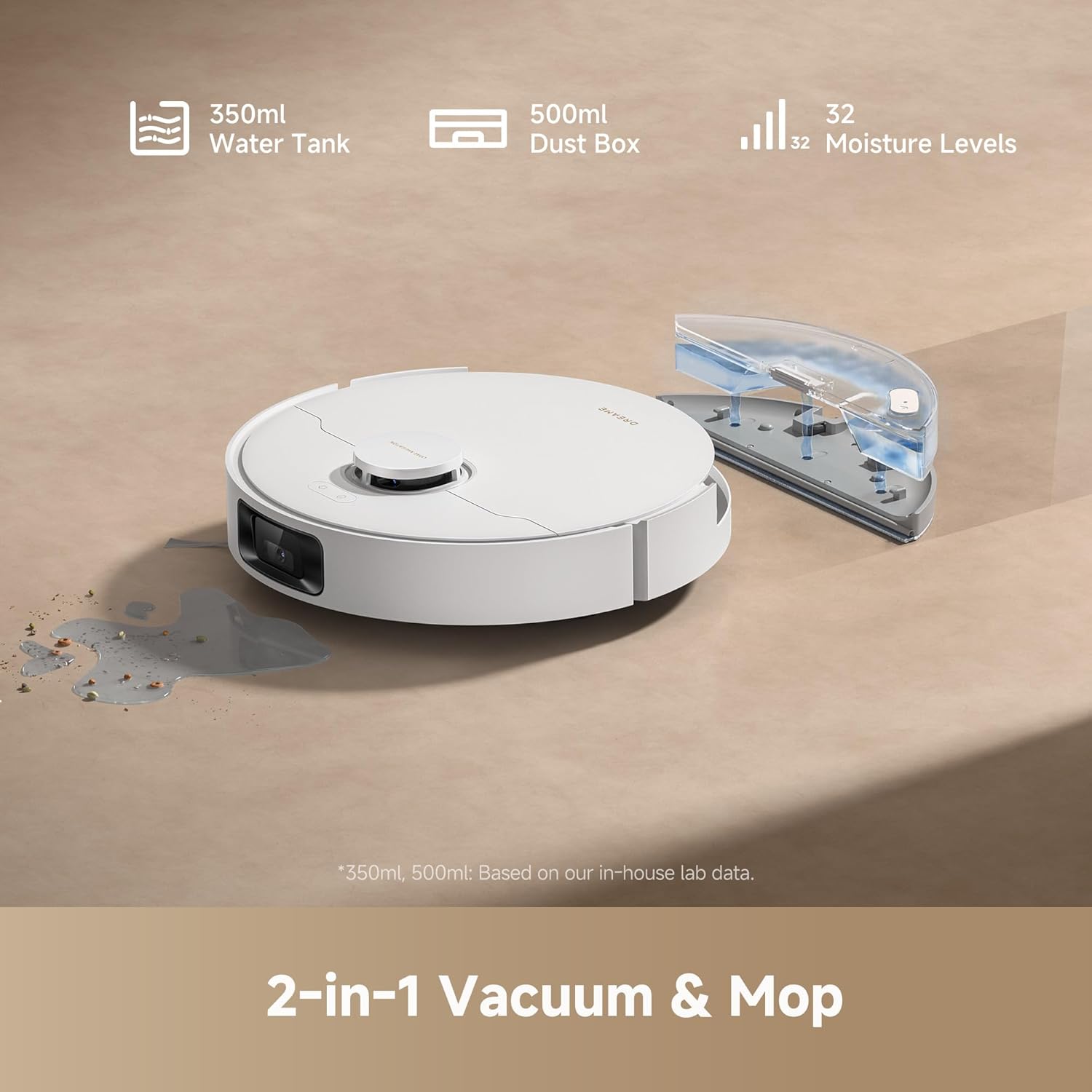 Robot Vacuum Mop 13000Pa Self Empty LiDAR Mapping Pet Hair