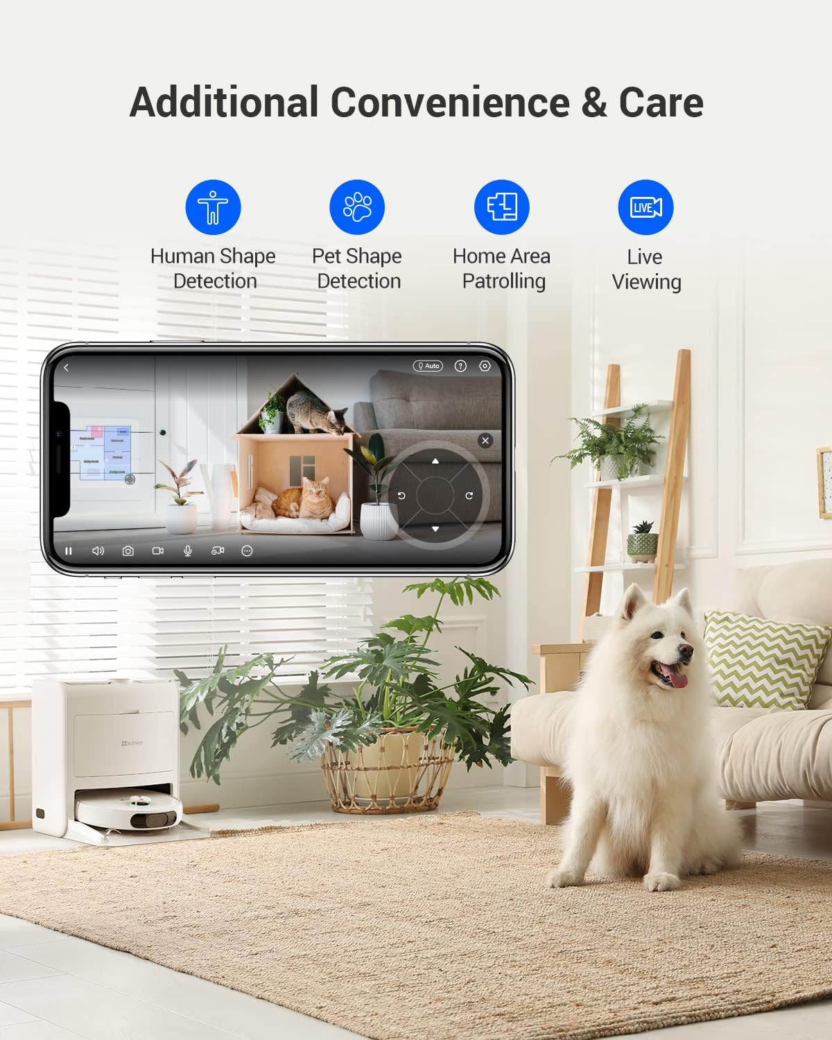 Robot Vacuum Mop Auto Empty Wash Dry 4000Pa Laser Mapping App Alexa