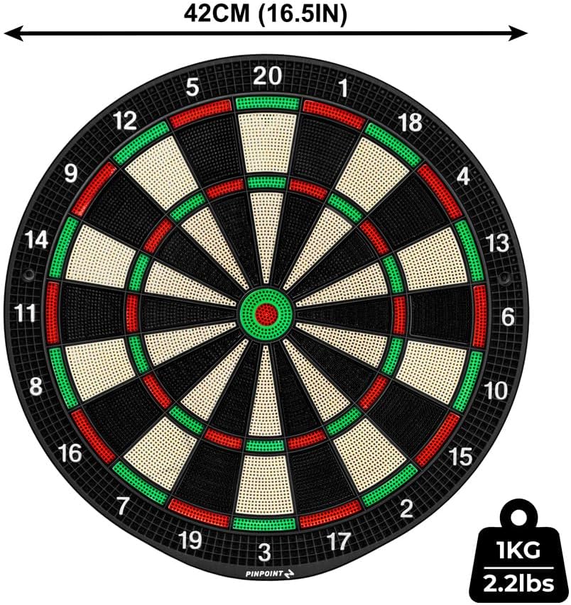 Soft Tip Dartboard Set Safe Home Game Board with 6 Darts Lightweight