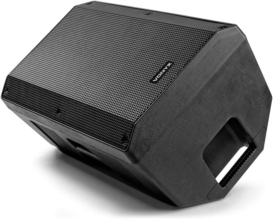 15 Inch PA Speaker System 1000W Bluetooth DJ Set Stands Kit