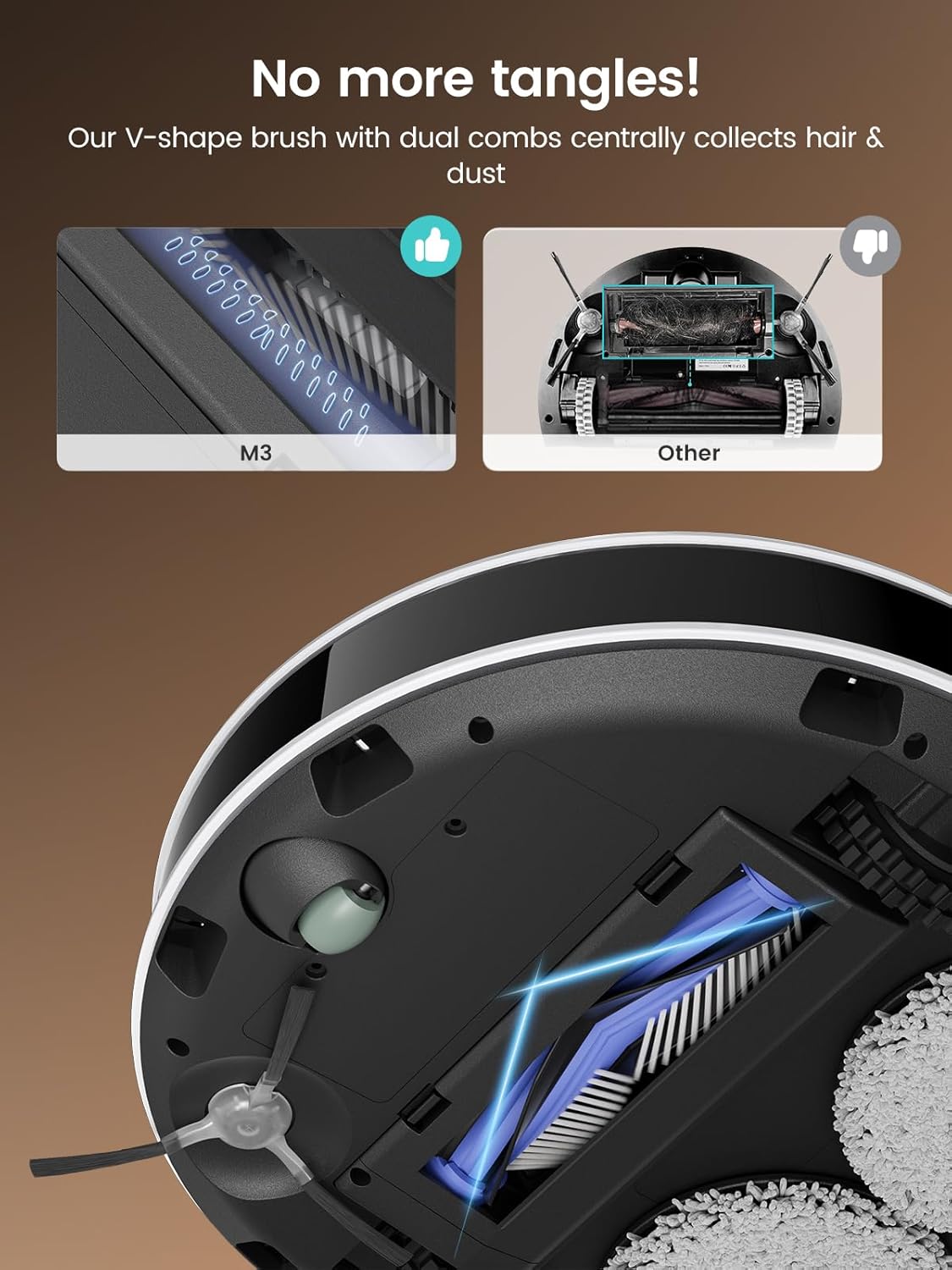 Robot Vacuum Mop 12000Pa Self Empty Wash Dry LiDAR