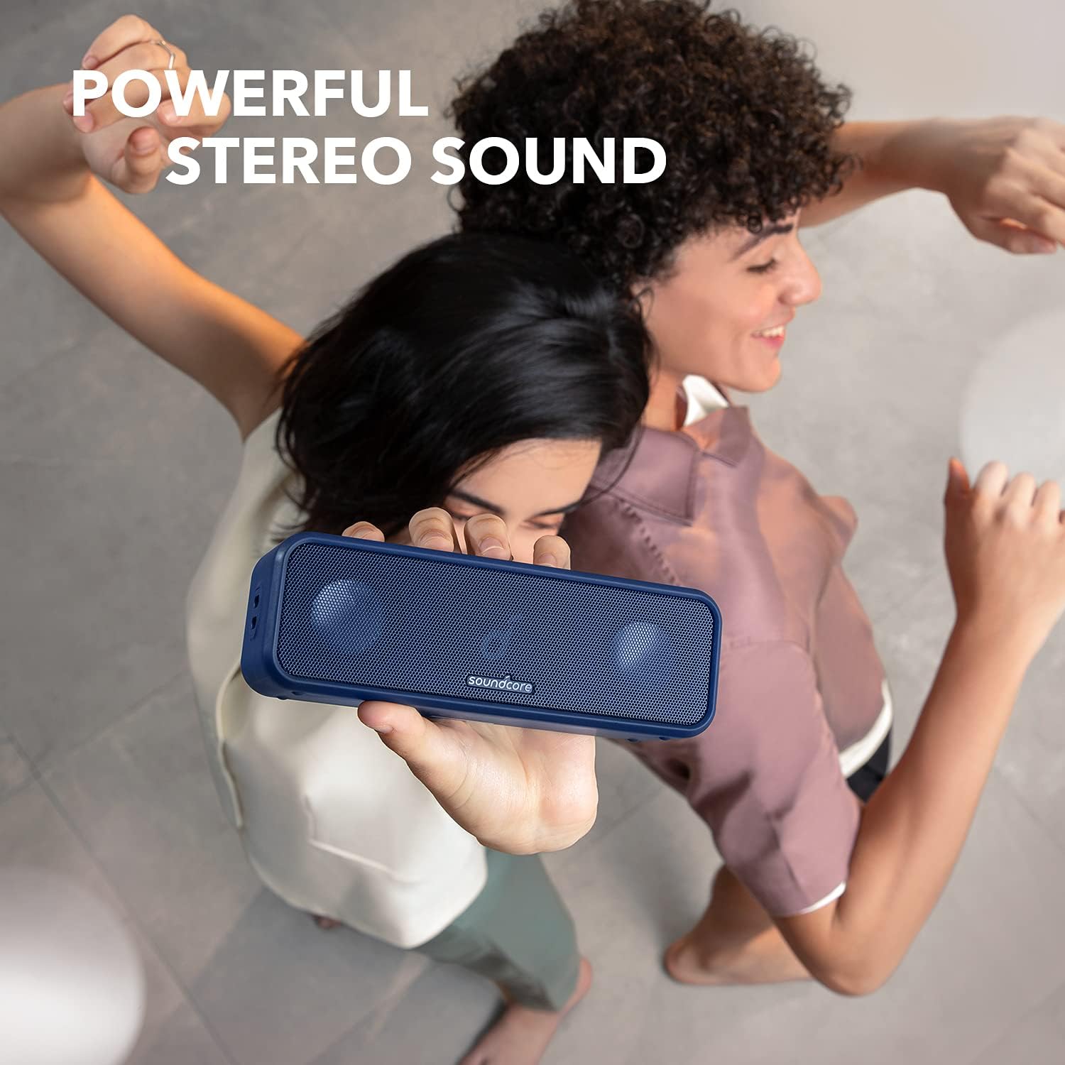 Bluetooth Speaker 16W Stereo Bass 24Hr Playtime IPX7 Waterproof