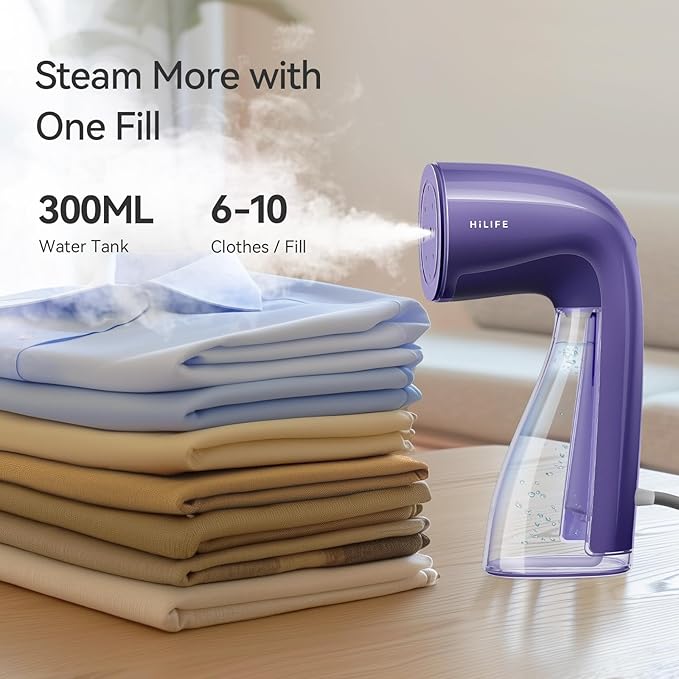 Handheld Garment Steamer 1100W 300ml Tank Fast Steam