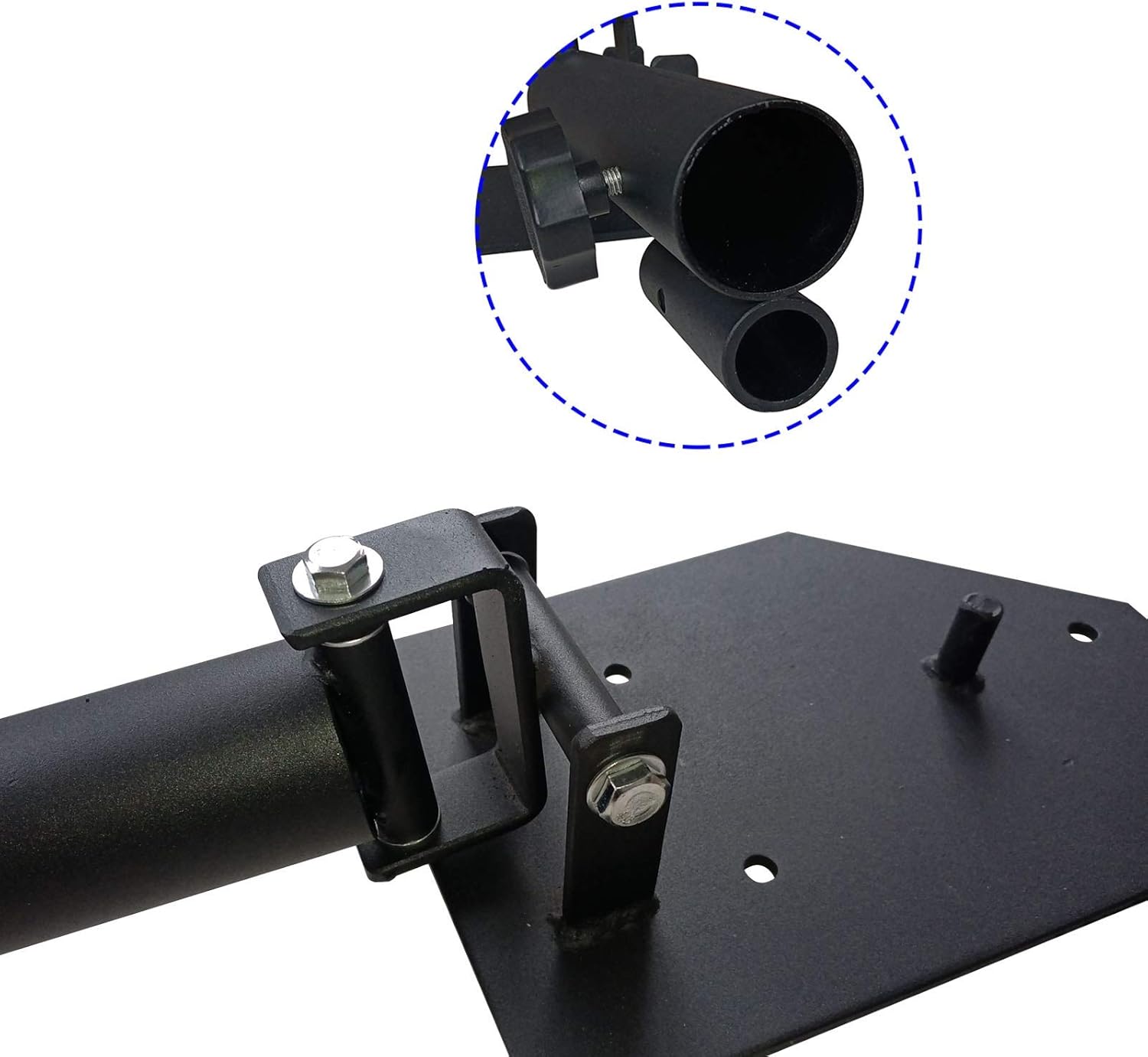 Portable Landmine Base T Bar Row Attachment for Barbell