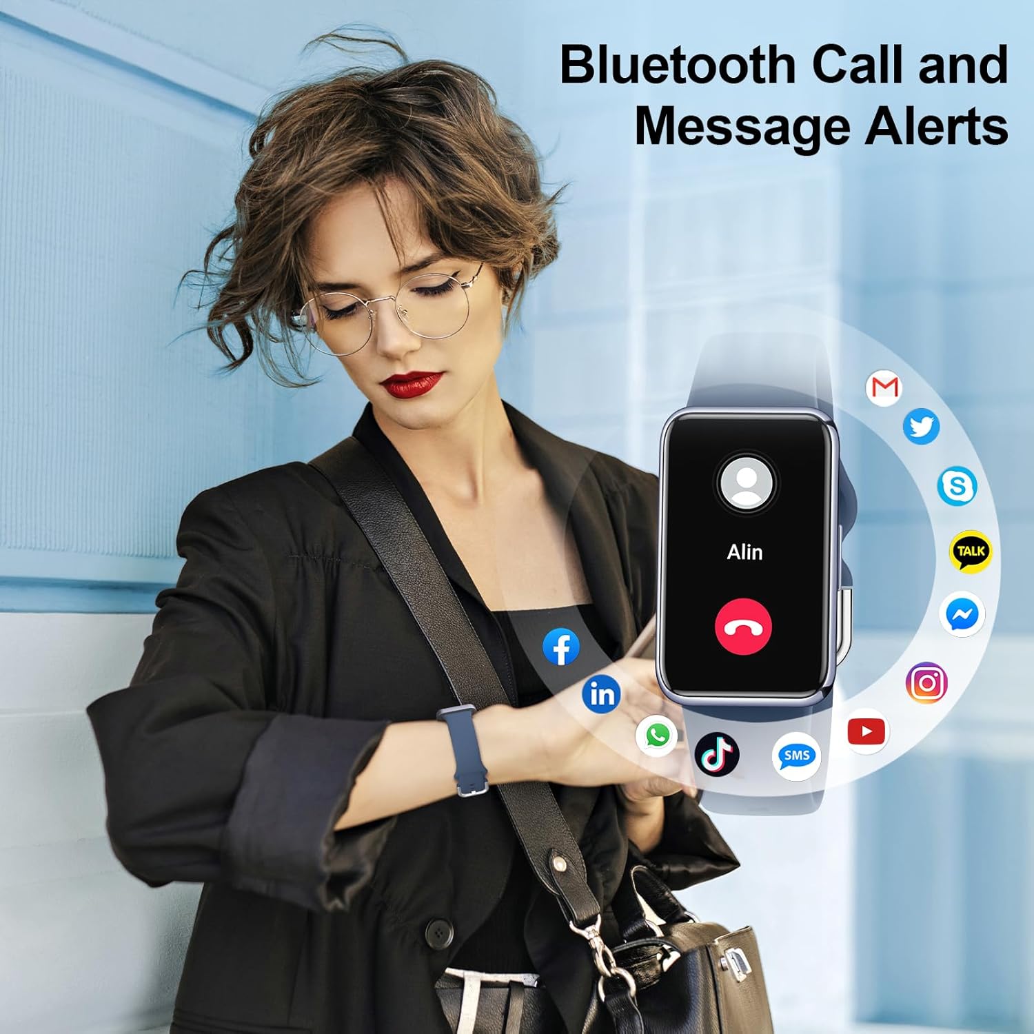Fitness Tracker Bluetooth Calls Heart Sleep IP68