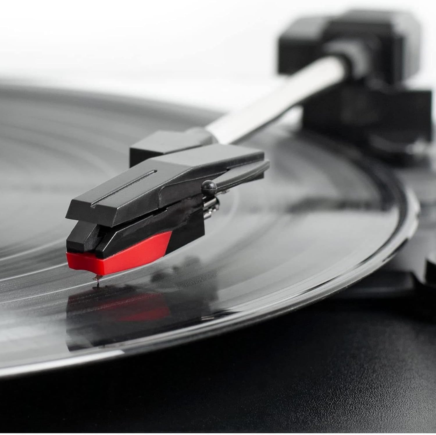 Portable Bluetooth Suitcase Record Player 3 Speed Black