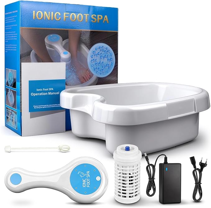Ionic Detox Foot Bath Machine Electrolysis Spa One Button