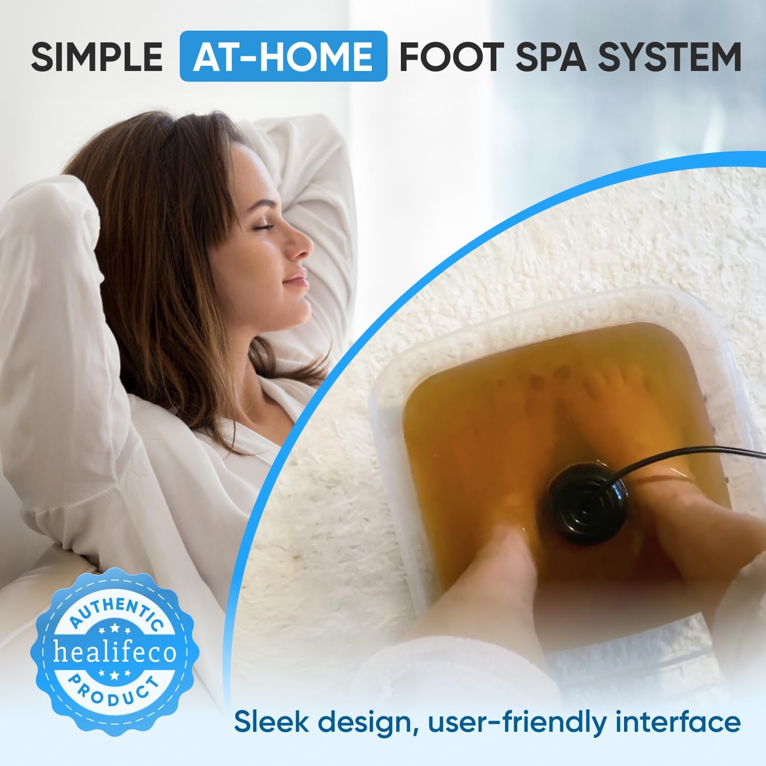 Ionic Foot Detox Spa Machine Home Cleanse Ion Foot Bath Kit