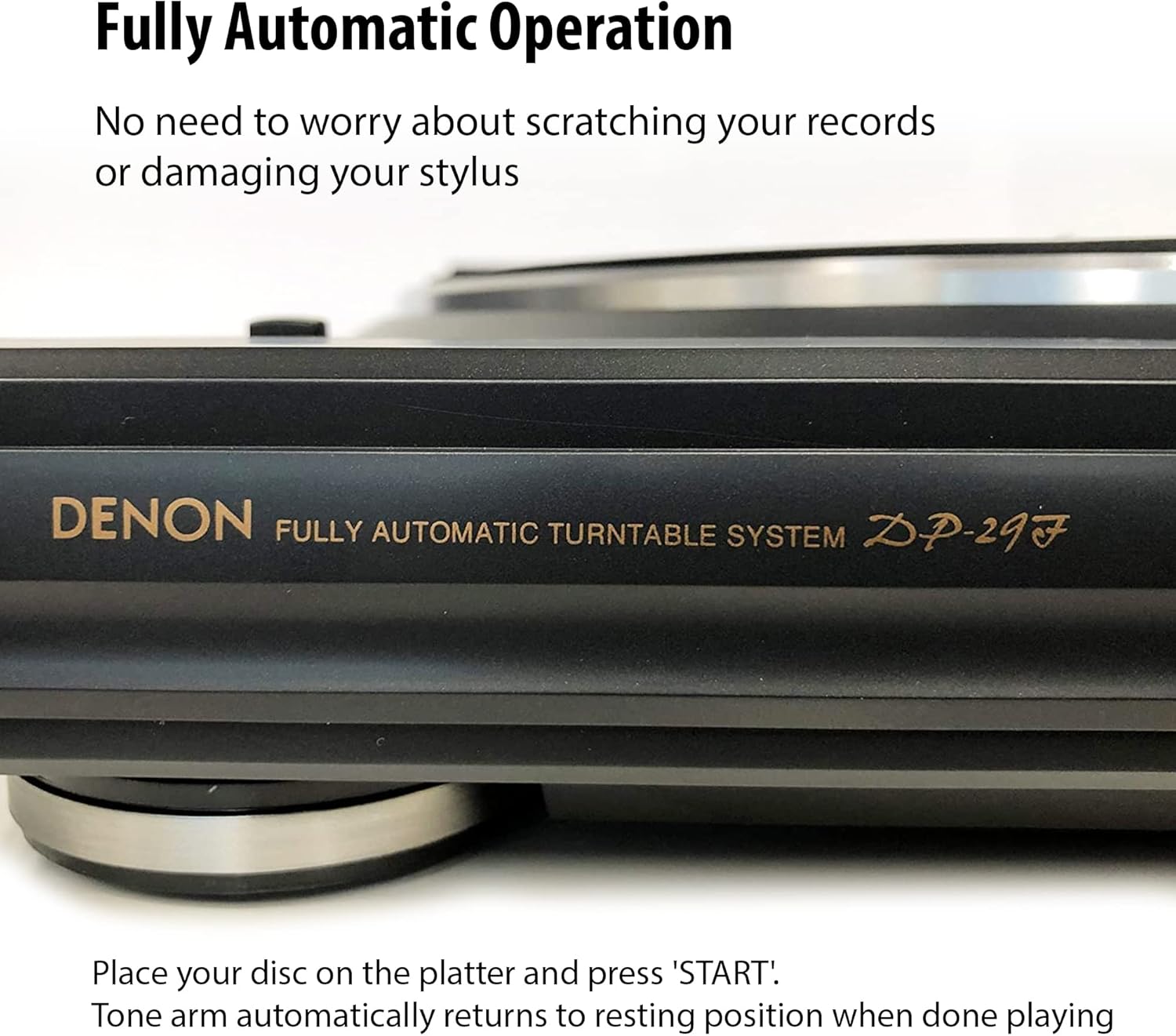 Automatic Vinyl Turntable with Built In Phono Preamp