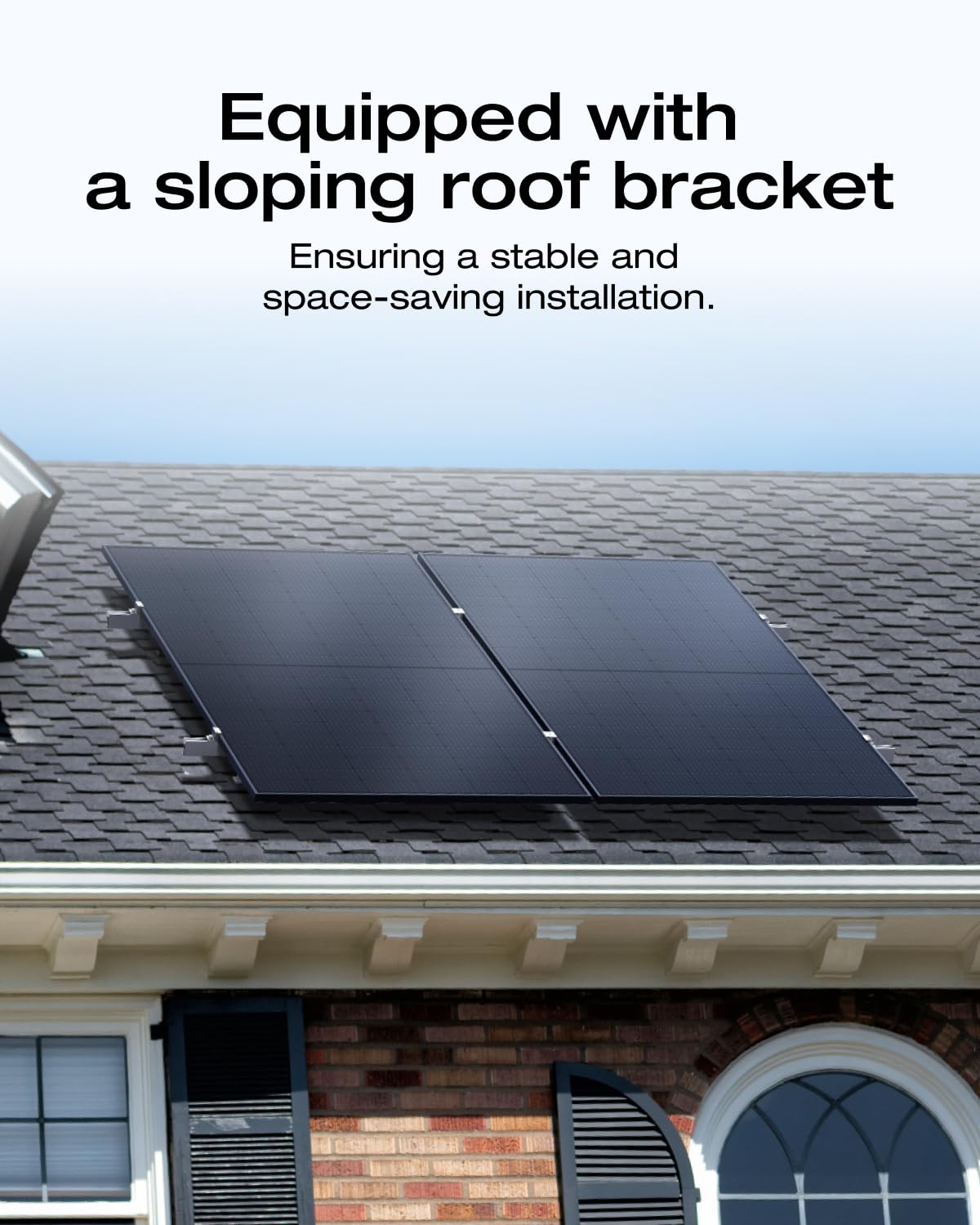 800W Balcony Solar System 2x400W Panels Smart WiFi Inverter Roof