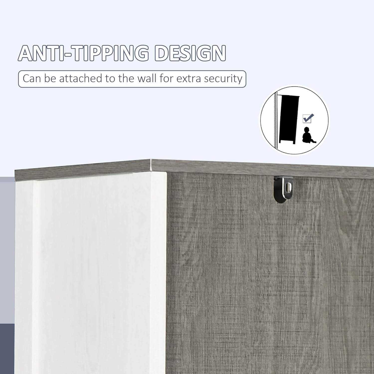 Tall Bathroom Storage Cabinet Antique White Shelf Unit