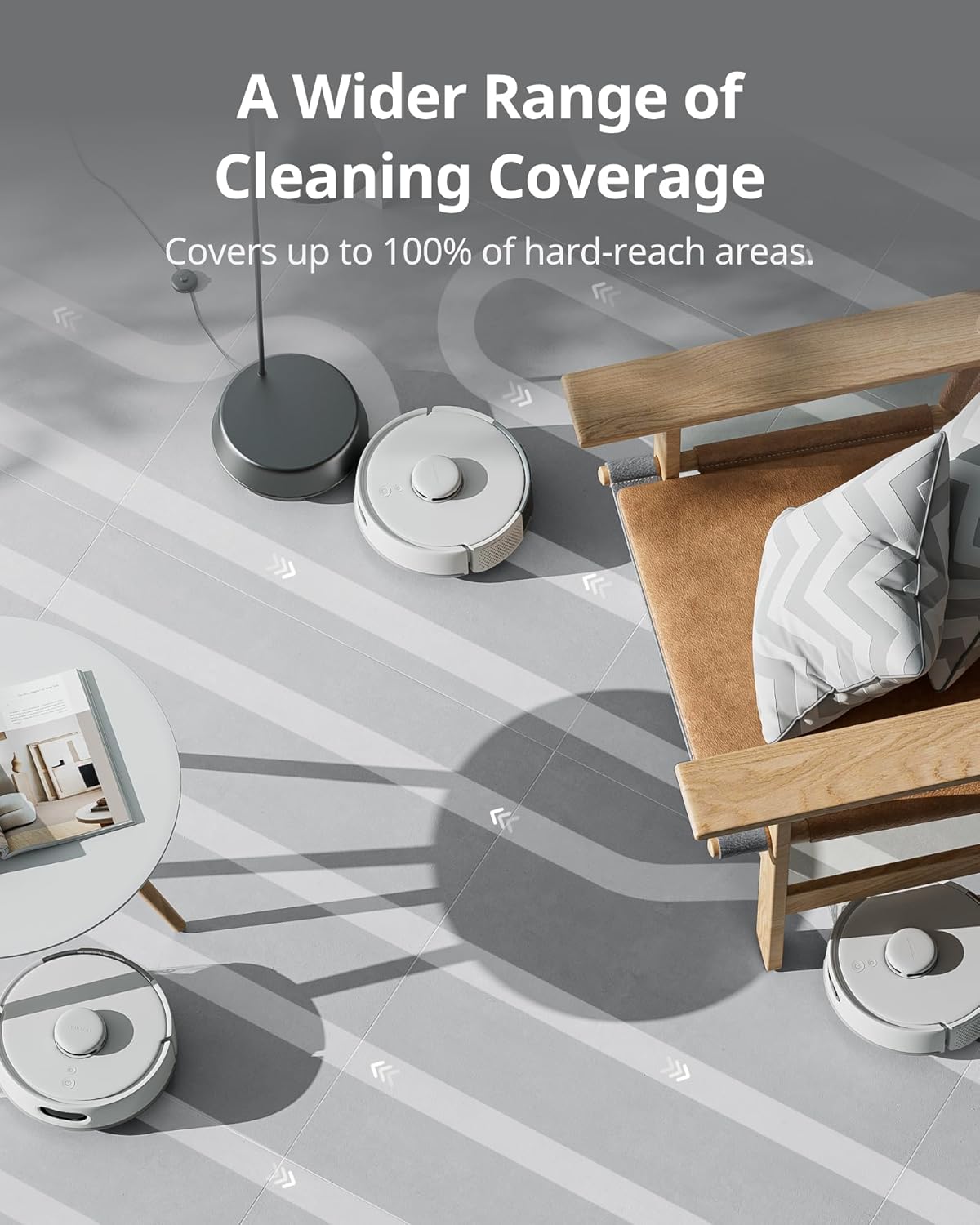 Mini Robot Vacuum Self Empty 90 Day LiDAR Mapping Quiet Clean