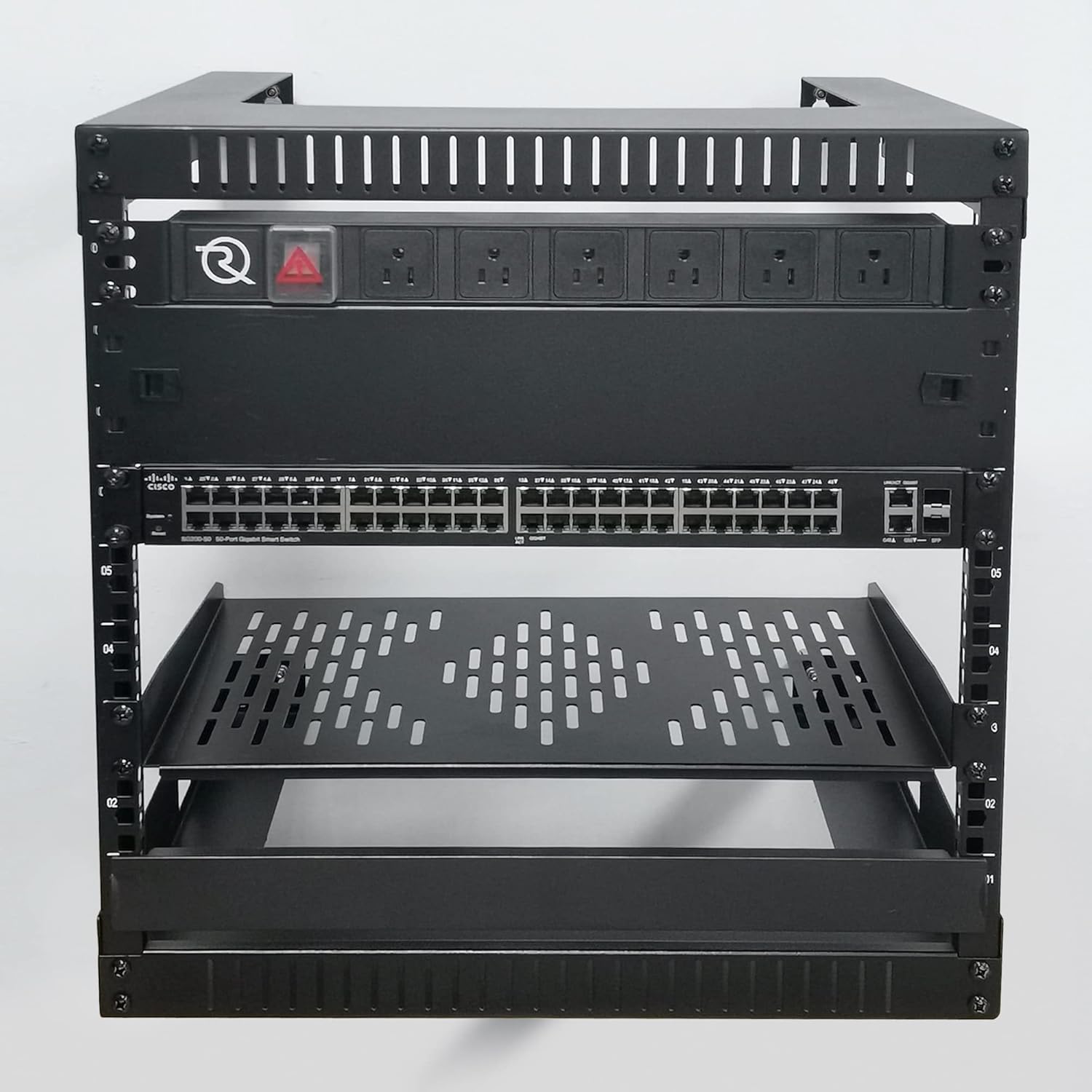 12U Wall Mount Open Frame Server Rack 19 Inch Steel