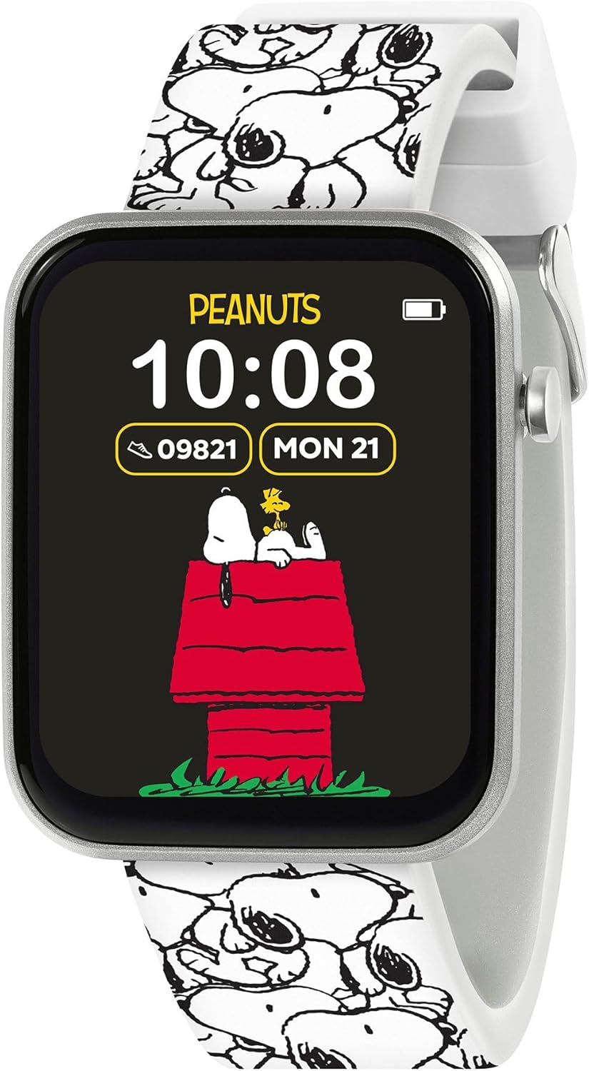 Kids White Smart Watch Step Tracker Sleep Alarm