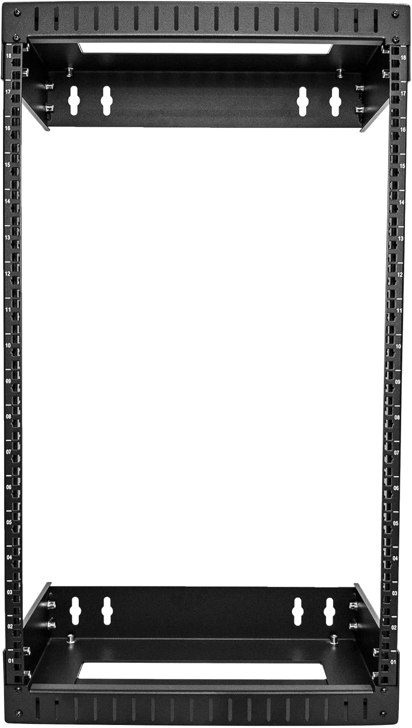18U Wall Mount Network Rack 19 Inch Adjustable Heavy Duty Steel Frame