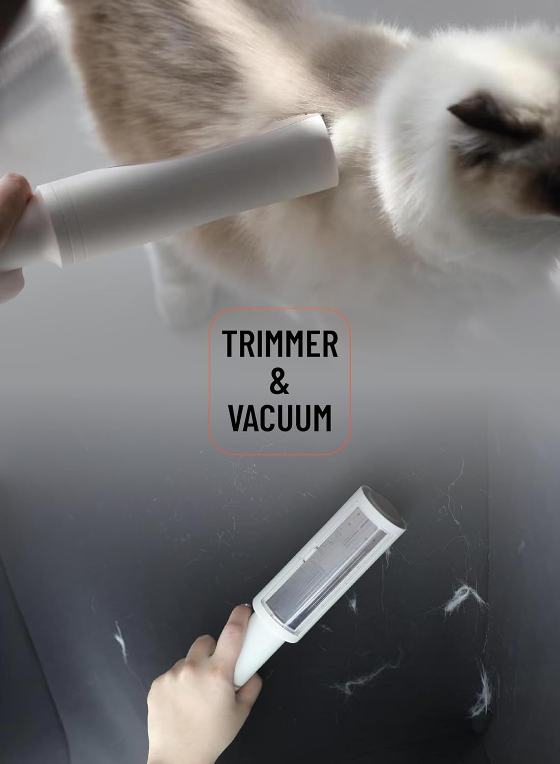 Pet Grooming Vacuum Kit 13500Pa 7 Tool Cordless Clipper 3.2L