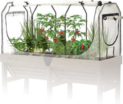 Medium Greenhouse Frame and Multi Cover Set 180cm White