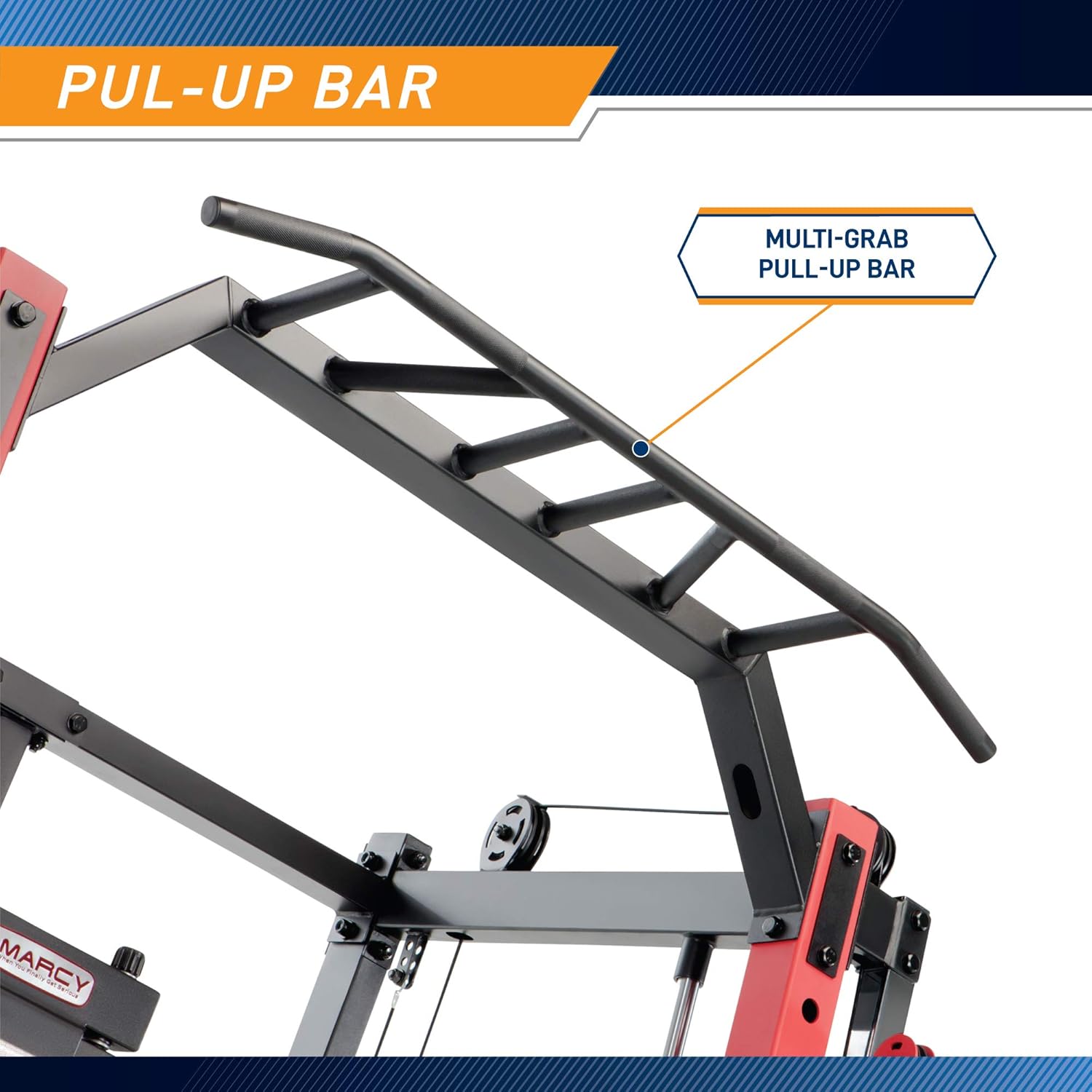 Smith Machine Power Cage Home Gym Cable Crossover Rack Station