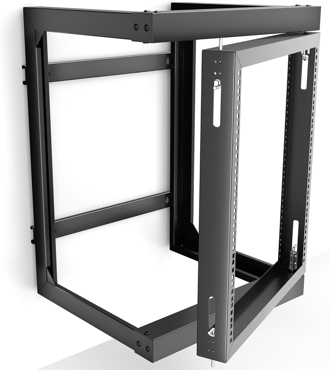 12U Swing Gate Wall Mount IT Network Rack Cabinet