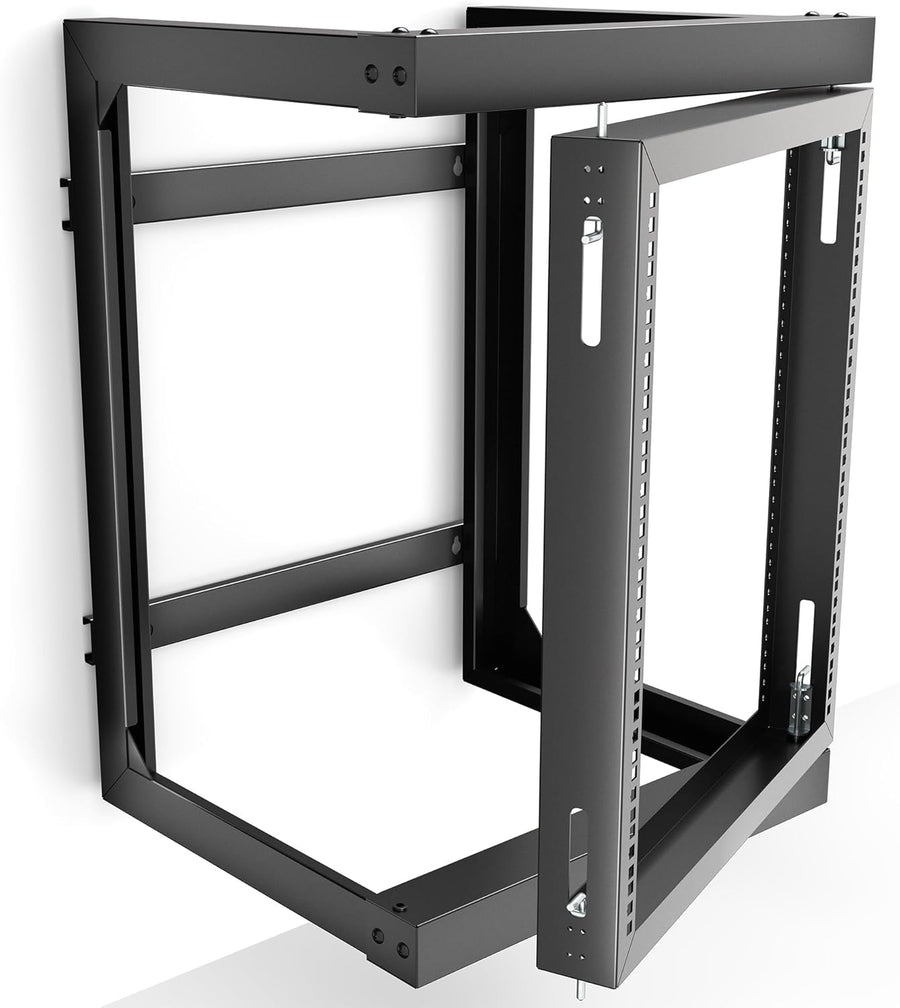12U Swing Gate Wall Mount IT Network Rack Cabinet