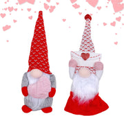 Valentines Gnome Plush Mr Mrs Gonk Tabletop Romantic Decor