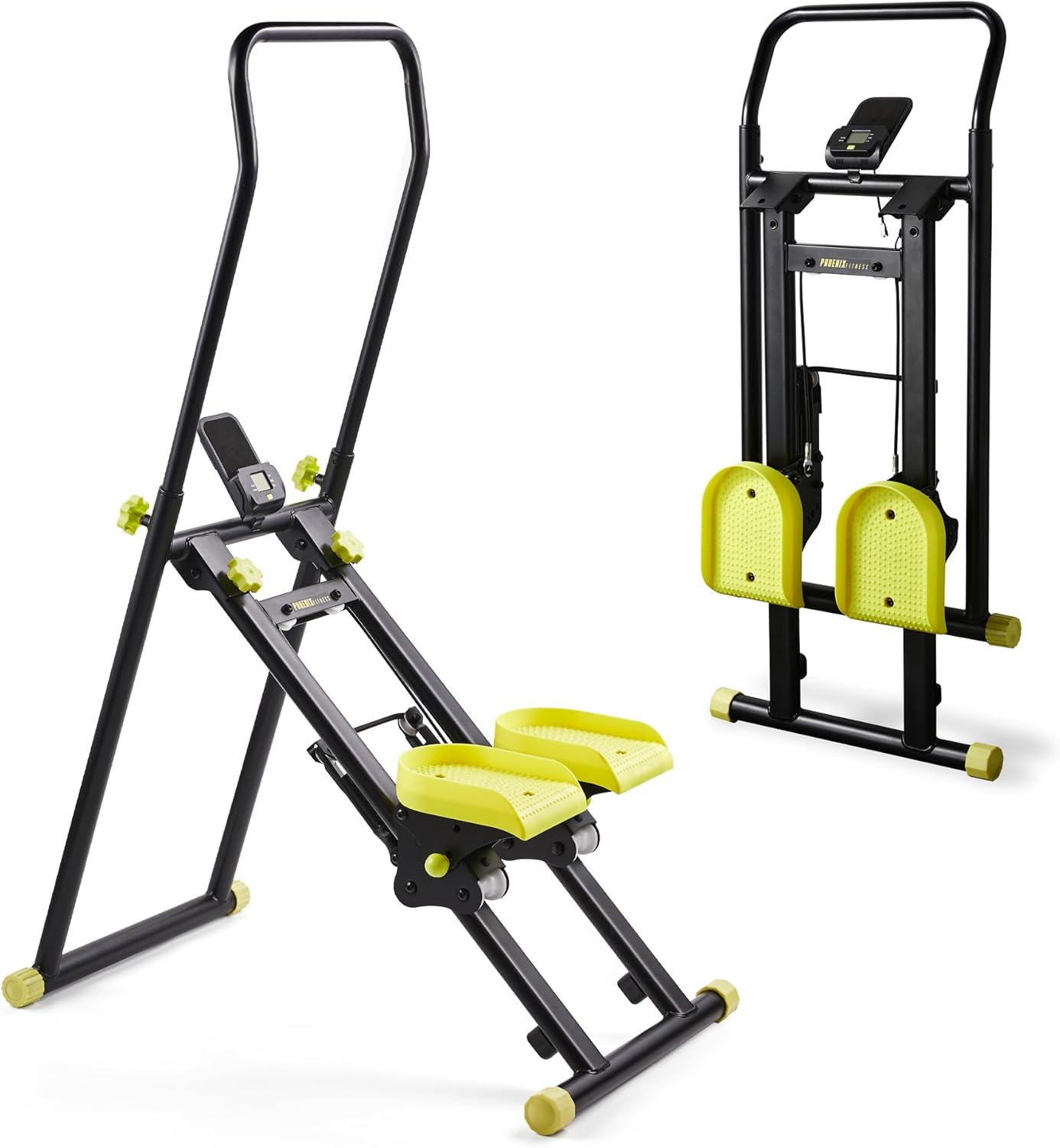 Foldable Stair Stepper Machine Cardio Climber LCD Display