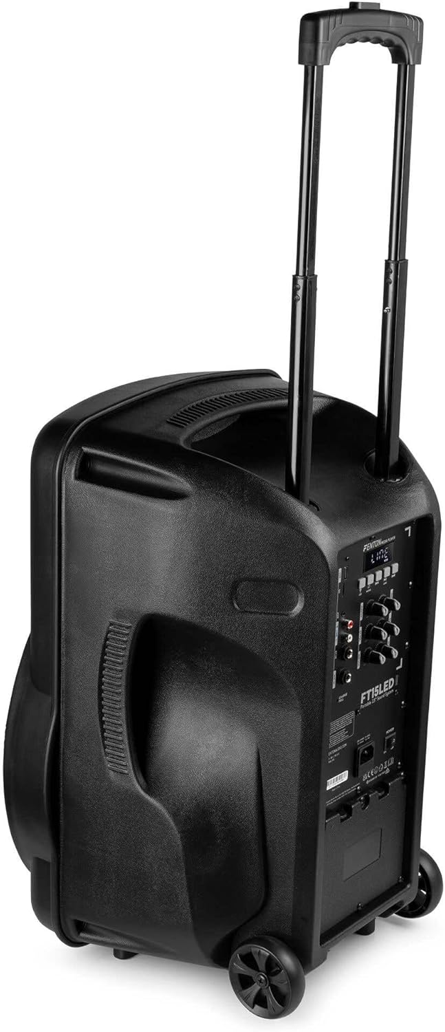 Portable PA Speaker 800W 15 Inch Bluetooth Karaoke Mic