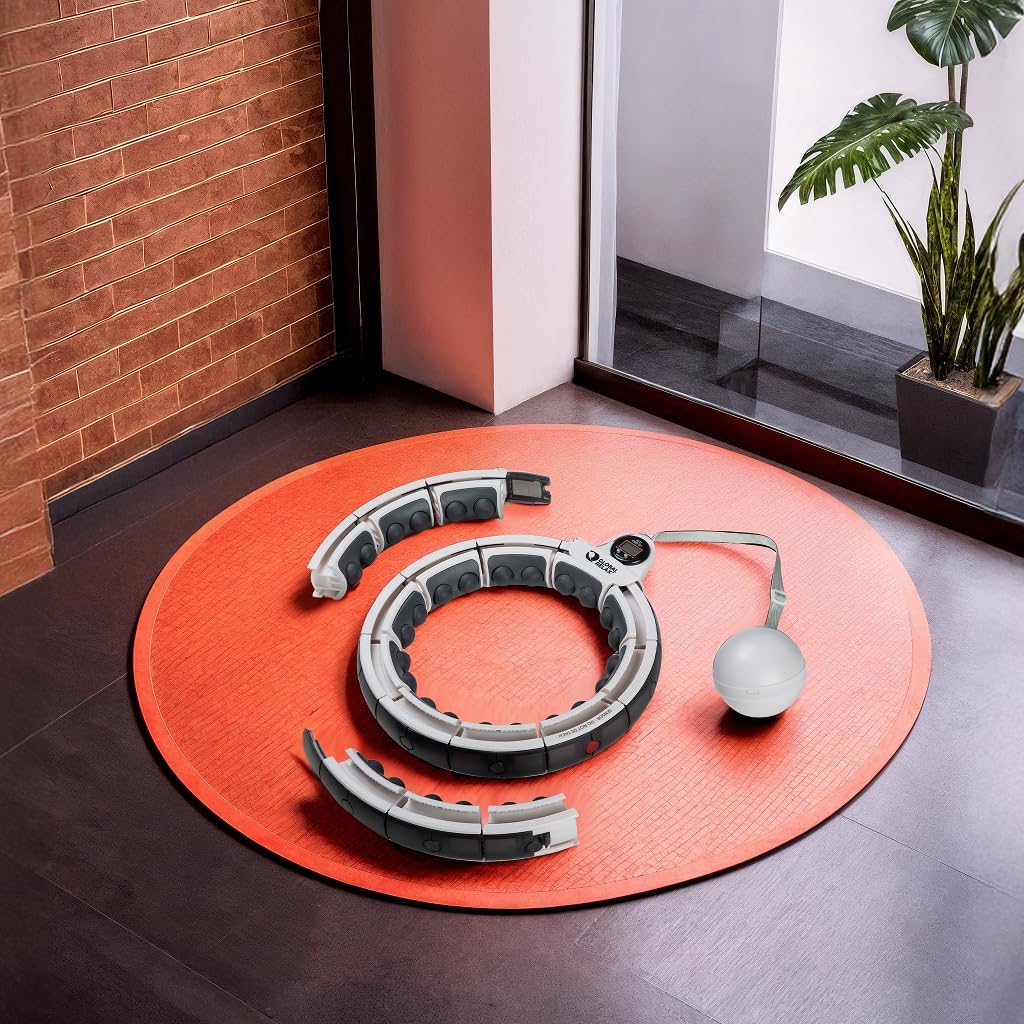Smart Weighted Hula Hoop Fitness Hoop w/ Counter Adjustable 16 Links