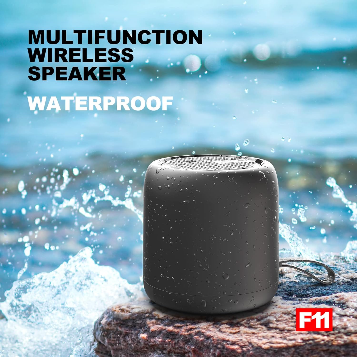 Mini Portable Bluetooth Speaker Bass Waterproof 24H