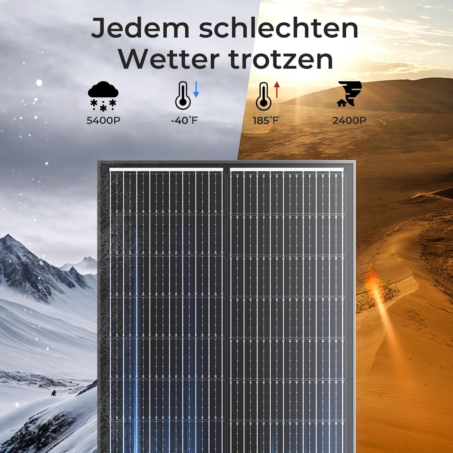 130W Black N Type Solar Panel IP68 MC4 RV Boat Off Grid